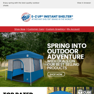 Spring into Outdoor Adventure 🏕 Over 35% off Select Products