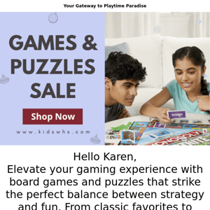 Games and Puzzles starting at $0.79 🧩🎲