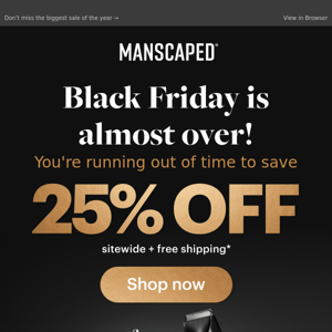 [ENDING SOON] Black Friday....