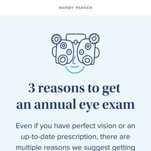 Time for an eye exam?