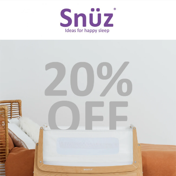 20% off baby’s first bed ☁️