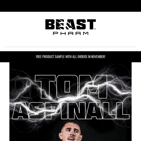 🚨 Tom Aspinall has joined Team Beast! 🚨