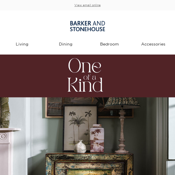 Introducing: One of a Kind furniture