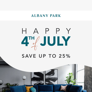 Celebrate with up to 25% off ❤️🤍💙