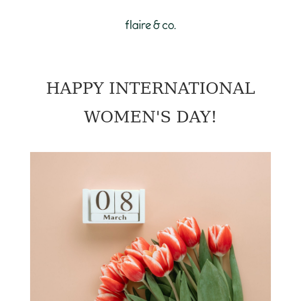 25% Off! Happy Women's Day! 💗