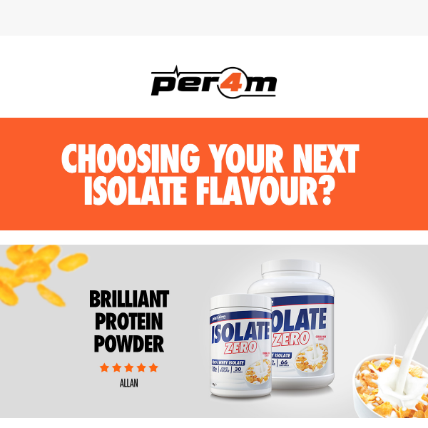 Which Isolate Zero Flavour Should You Choose?