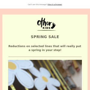 Spring Sale!