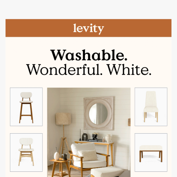 Washable White Furniture