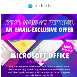 Email-Exclusive Pricing for Microsoft Office!