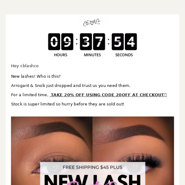 New lash styles are in 🎉