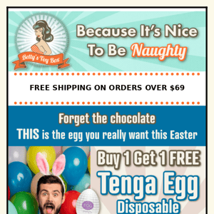 BOGO Tenga Egg Disposable Strokers!