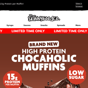 Brand NEW High Protein Muffins ➡️