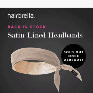 The Sold-Out Headband is Back! 🚨