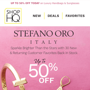 NEW Stefano Oro Savings Up to 50% Off