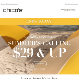 Hours Left... Summer's Calling Deals!