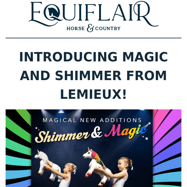 New Lemieux Toy Unicorns - Now In Stock