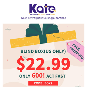 🎉Only $22.99! #2 Blind Box on Sale! Only 600 left!