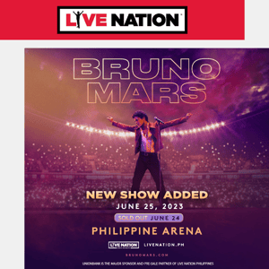 LIVE NATION ASIA - Bringing you the best in live music and entertainment to Asia!