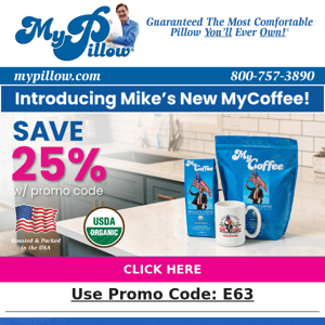 Mike Lindell's New Great Tasting MyCoffee!