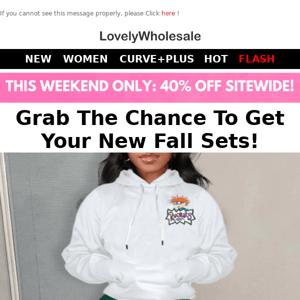 🚨LAST DAY: 40% Off Sitewide! Sweatsuits, Bottoms, Tops... C'mon!