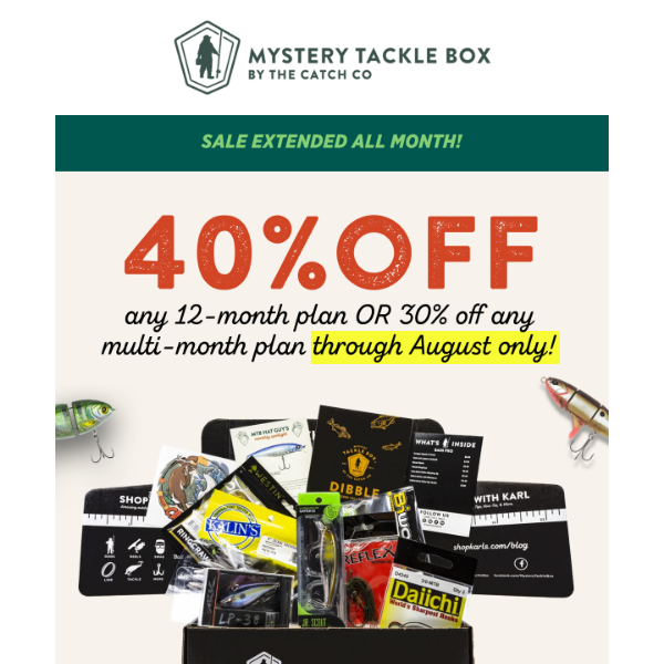 Mystery Tackle Box - Latest Emails, Sales & Deals