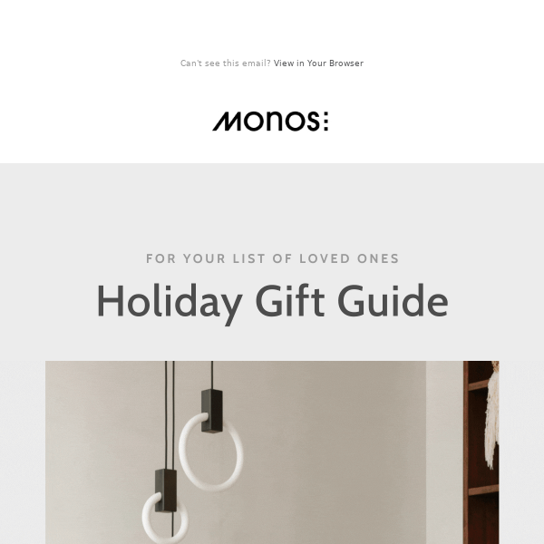 The Holiday Gift Guide is here