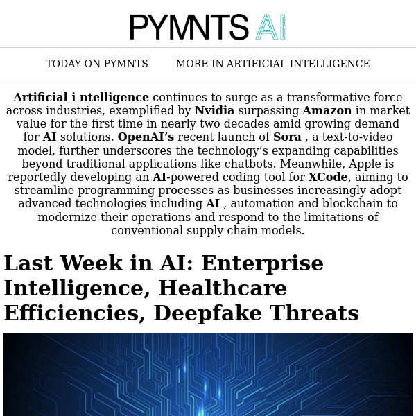 Last Week in AI: Enterprise Intelligence, Healthcare Efficiencies, Deepfake Threats