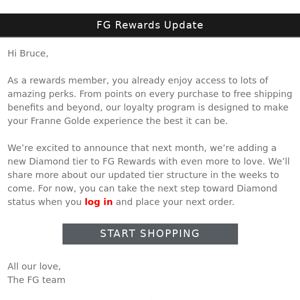 Exciting changes are coming to FG Rewards