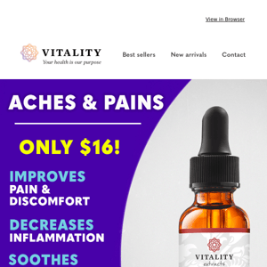 Aches & Pains Blend - 79% OFF Today!