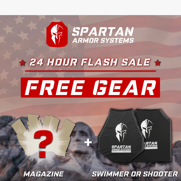 Today Only! Free Extra Gear with Your Body Armor!