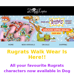 😍OMG Rugrats Walk Wear!