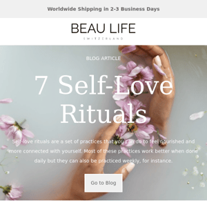 7 Self-Love Rituals  💕