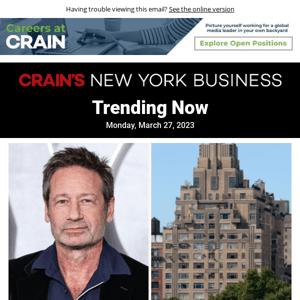 David Duchovny finds a taker for his UWS co-op