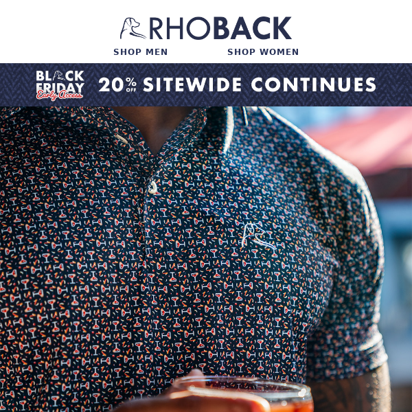 20% OFF: New Cocktail Print Polos