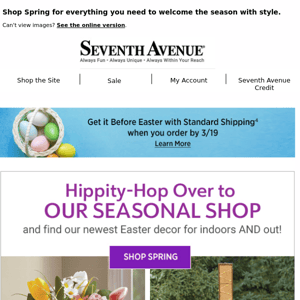 SPRING Into the Season with Easter Décor, Gifts and More!