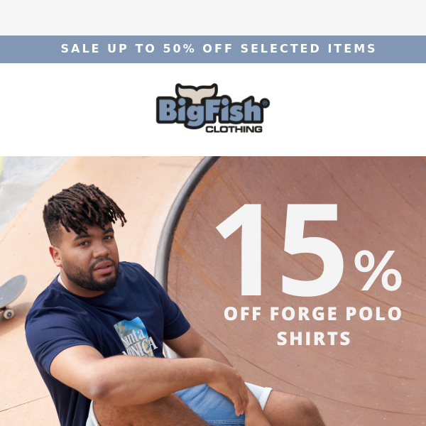Enjoy 15% Off Forge Polo Shirts