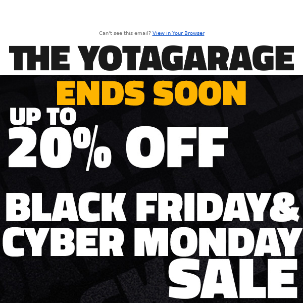 Ends Soon | Black Friday Sale at TheYotaGarage