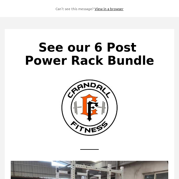 See our 6 Post Power Rack Bundle