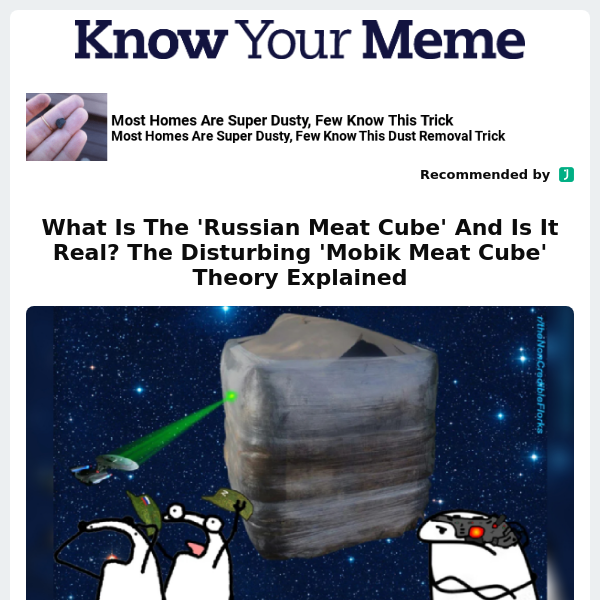 What Is The 'Russian Meat Cube' And Is It Real? The Disturbing 'Mobik Meat Cube' Theory Explained