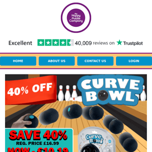 40% Off! Bowling with the weirdest ball ever!