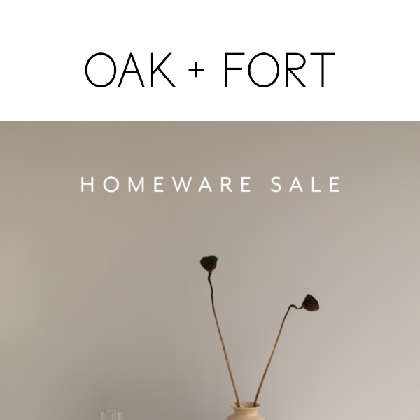 Homeware Sale — Up to 50% OFF Select styles