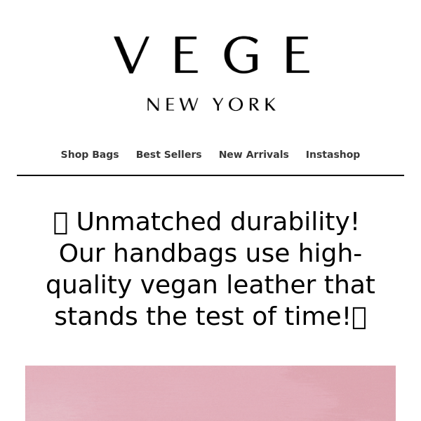 🌱 Unmatched durability! Our handbags use high-quality vegan leather that stands the test of time!🌱