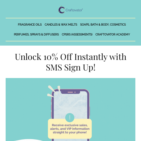 Save 10% with SMS Signup 🎉