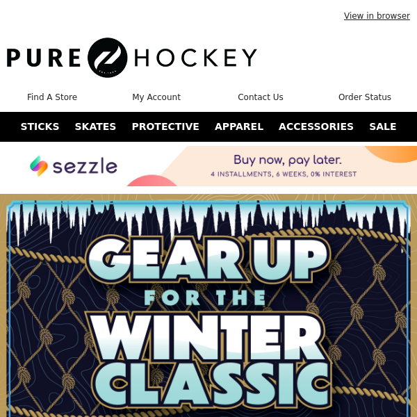 The Winter Classic Is Here ❄️🏒 Score The Hottest Styles From Your Favorite NHL Team & Save BIG!