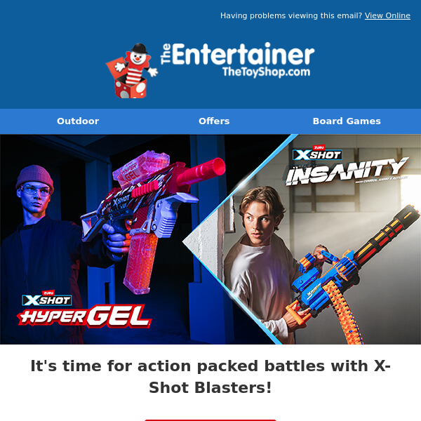 25% Off X-Shot Blasters 🥳 - The Entertainer