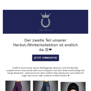 Endlich neue Reitleggings von Royal Horsemen