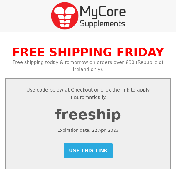 Free Shipping Friday!