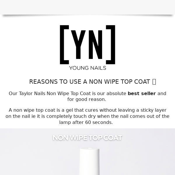 Why use a non wipe top coat? 🤔