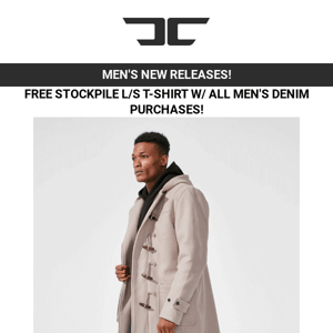 Free Stockpile L/S T-Shirt w/ All Men's Denim Purchases❗️💯