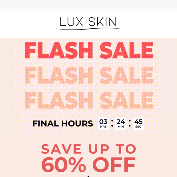 [Last Chance⚠️] FLASH SALE